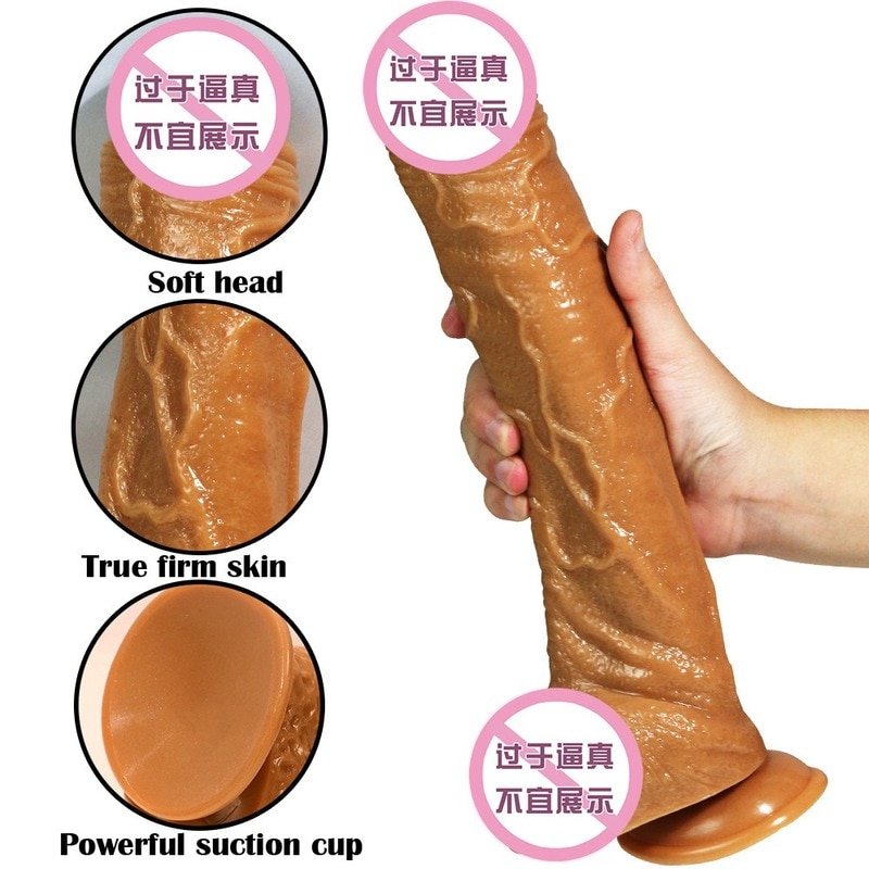 Brinquedo sexual Realista 32 cm de Pau Super grande - Image 9